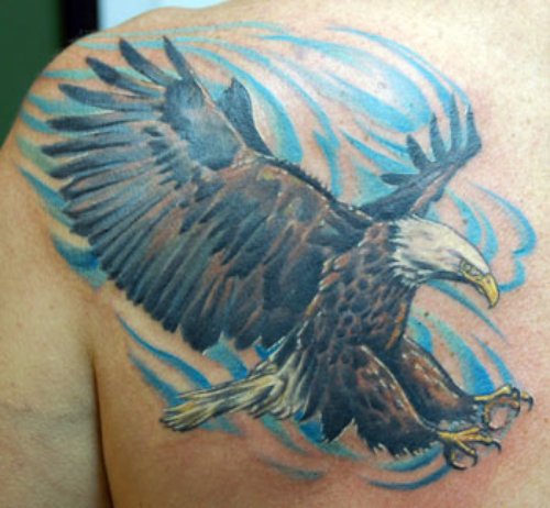 Shoulder Eagle Tattoo