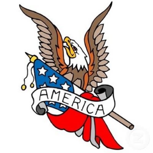American Eagle Tattoo Style