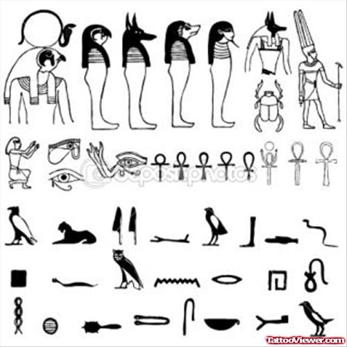 Amazing Egyptian Tattoos Designs