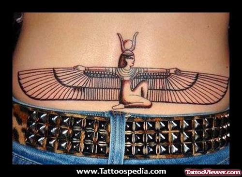 Lowerback Egyptian Tattoo