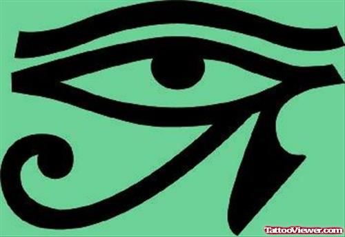 Era Egyptian Eye Tattoo Design