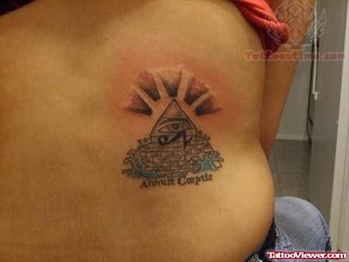Amazing Egyptian Tattoo On Back
