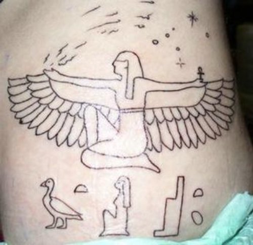 Outline Egyptian Tattoo