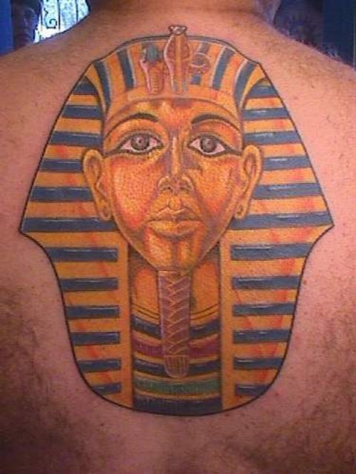 Amazing Egyptian Tattoo On Back Body