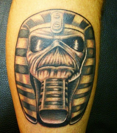 Egyptian Tattoo On Leg
