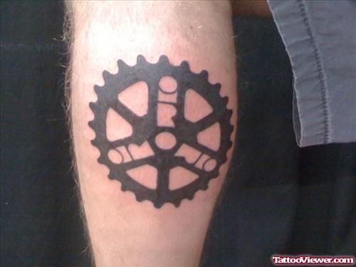 Mechanical Chain Tattoo On Leg  Tattoo Designs Tattoo Pictures