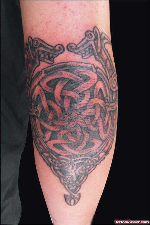 Celtic Knot Elbow Tattoo