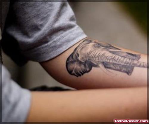 Left Forearm Elephant Tattoo