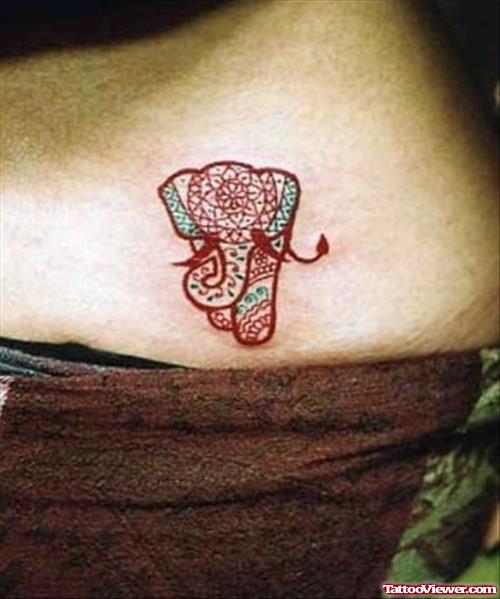 Elephant Symbol Tattoo