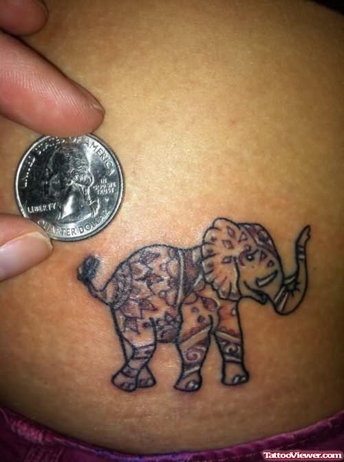 Latest Design Elephant Tattoo
