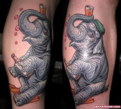 More Tattoos of Elephants