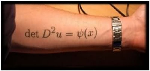 Science Equation Tattoo