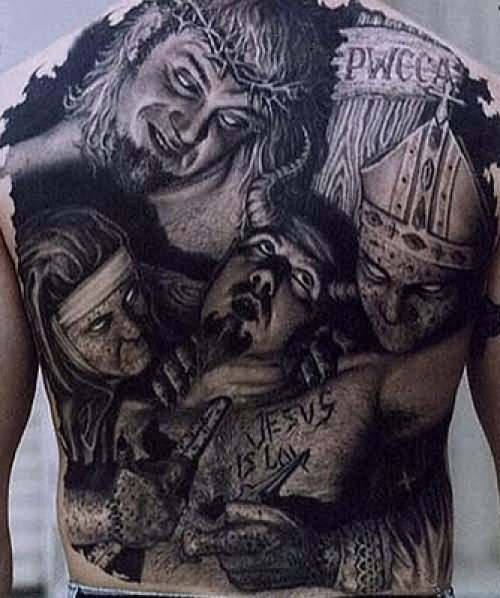Back Evil Tattoo