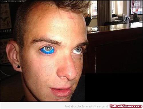 Attractive Extreme eye Tattoo For Men