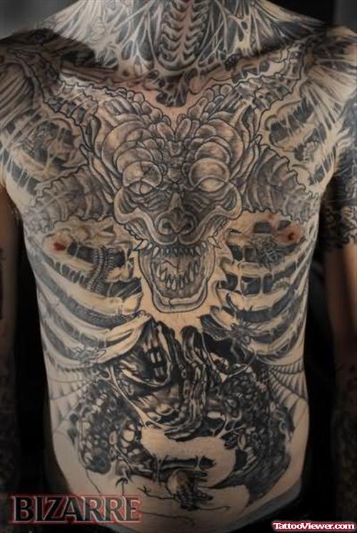 Extreme Tattoo For Chest