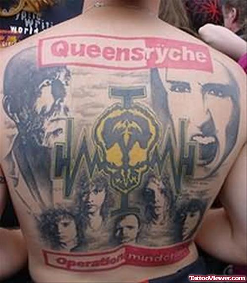 Prime Extreme Queens Tattoo On Back