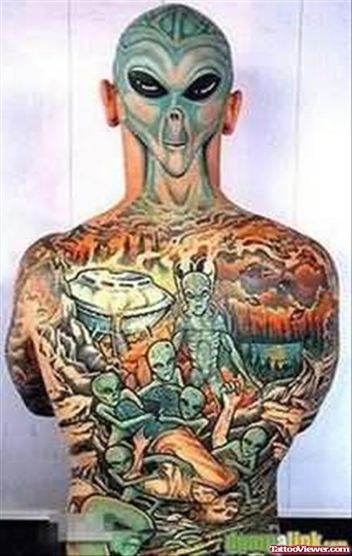 Alien Extreme Tattoo