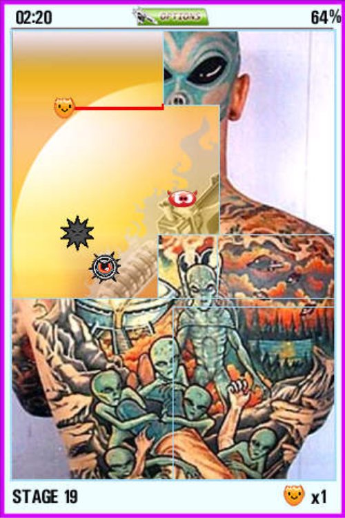 Extreme Alien Tattoos On Full Back