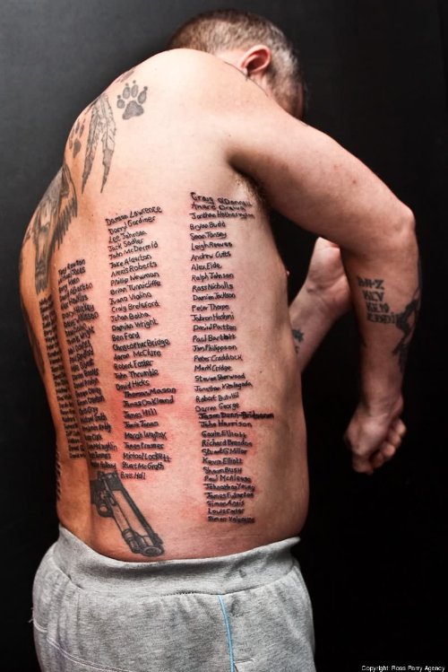 Extreme Orignal Tattoo On Back