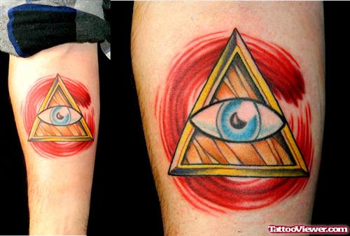 Eye Of God Tattoo On Arm