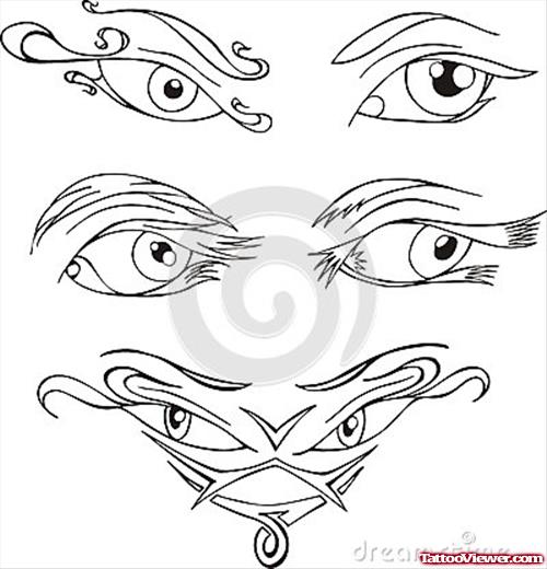 Eyes Tattoos Designs