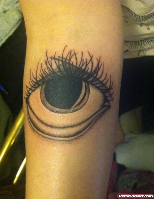 Black Eye Tattoo On Sleeve