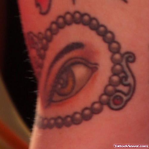 Eye In Circle Tattoo