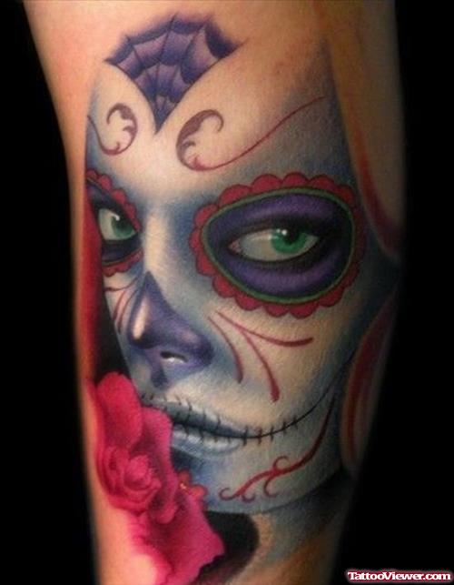 Colored Evil Eyes Tattoos