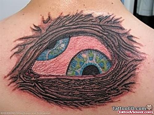 Rough Double Eyeball Tattoo