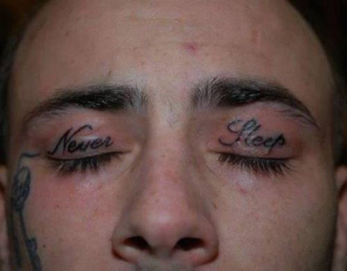 Never Sleep Eye Tattoos For Guys