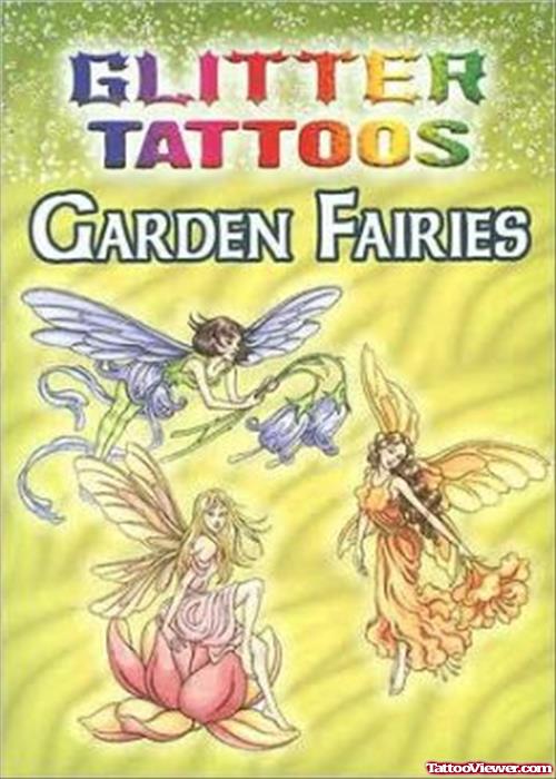 Glitter Fairy Tattoo Design
