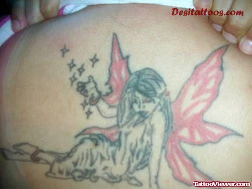 Back Body Fairy Tattoo