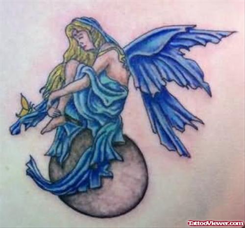 A Coloured Fairy Tattoo