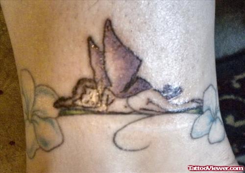 Sleeping Fairy Small Tattoo