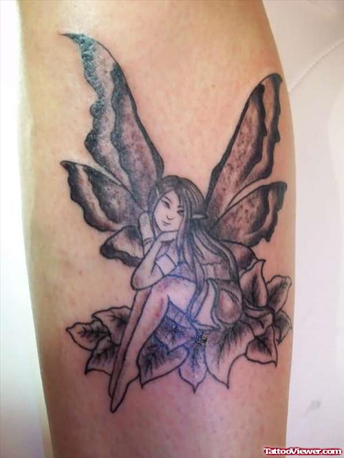 Fairy Thinking Tattoo