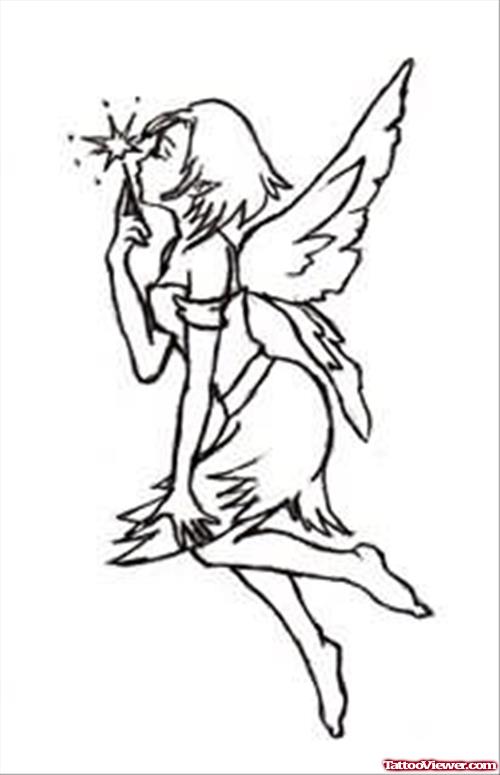 Angel Fairy Tattoo Sample