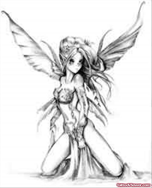 Action Fairy Tattoo Sample