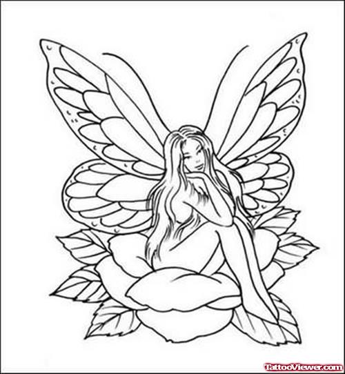 Fairy Tattoo Sample Design