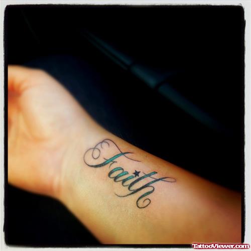 Forearm Faith Tattoo