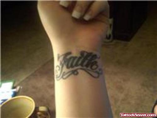 Best Left Wrist Faith Tattoo