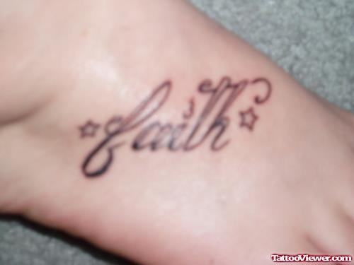 Tiny Stars And Faith Tattoo