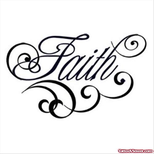 Faith Tattoo Design For Guys