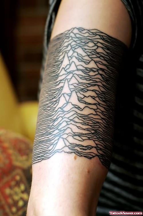 Pulsating Source of Radio B191921 Unknown Pleasures  Joy division tattoo  Pattern tattoo Tattoos for guys