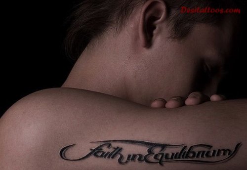 Faith In Equilibrum Tattoo