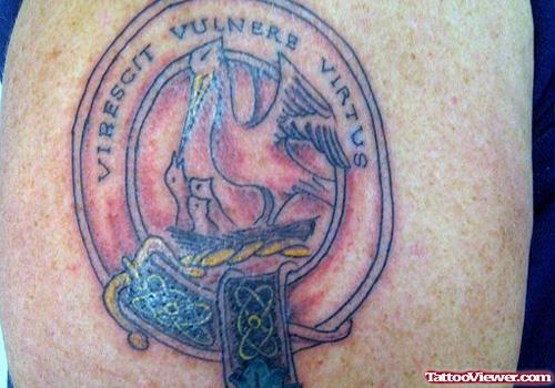 German Family Crest Tattoo
