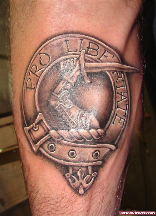 Arm Family Crest Tattoo
