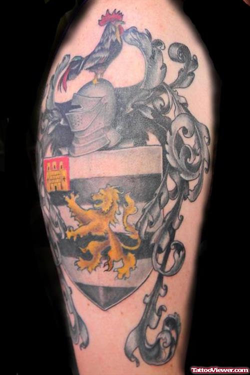 Grissing Family Crest Tattoo