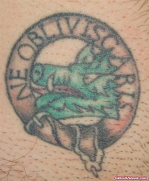 Awesome Family Crest Tattoos For Men