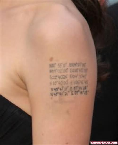 Angelina Jolie Tattoo Photos