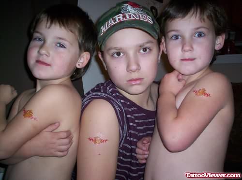 Kids Temporary Tattoo Design